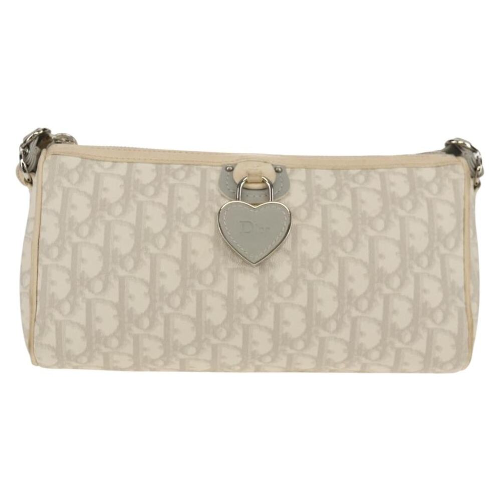 Dior Trotter Romantic Shoulder Bag White